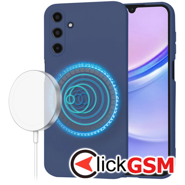 Techsuit - SoftFlex MagSafe - Samsung Galaxy A15 4G / A15 5G - Navy Blue