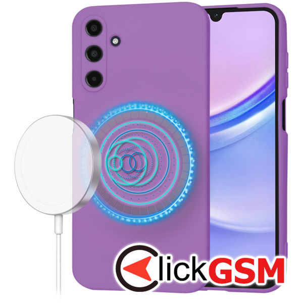 Techsuit - SoftFlex MagSafe - Samsung Galaxy A15 4G / A15 5G - Purple
