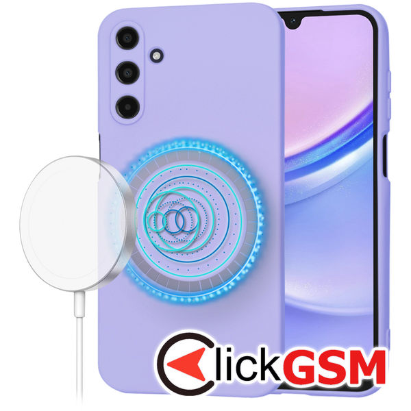Techsuit - SoftFlex MagSafe - Samsung Galaxy A15 4G / A15 5G - Light Purple