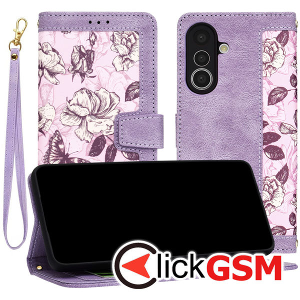 Techsuit - FlipCraft - Samsung Galaxy A36 5G - Mysterious Purple