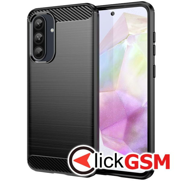 Techsuit - Carbon Silicone - Samsung Galaxy A36 5G - Black