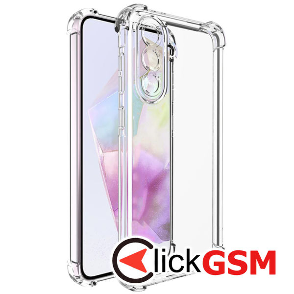 Techsuit - Shockproof Clear Silicone - Samsung Galaxy A36 5G - Clear