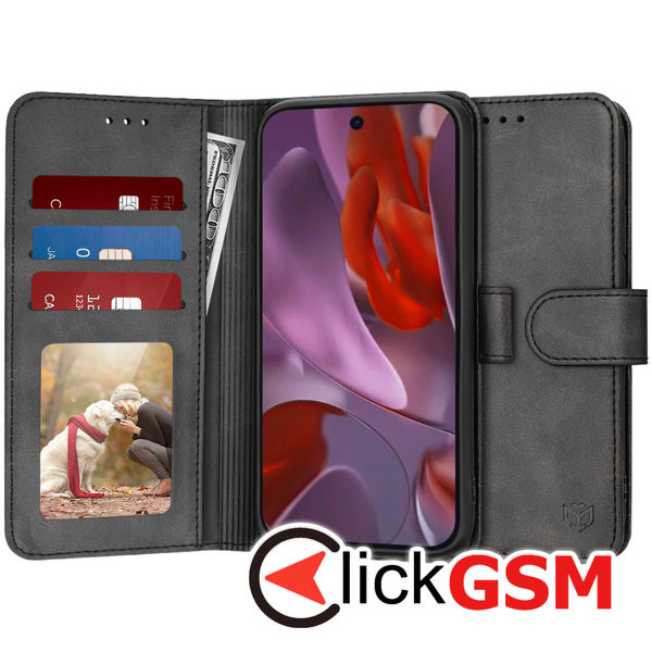 Techsuit - Diary Book - Google Pixel 9a - Black