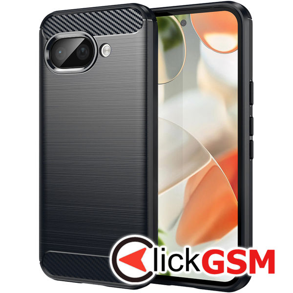 Techsuit - Carbon Silicone - Google Pixel 9a - Black