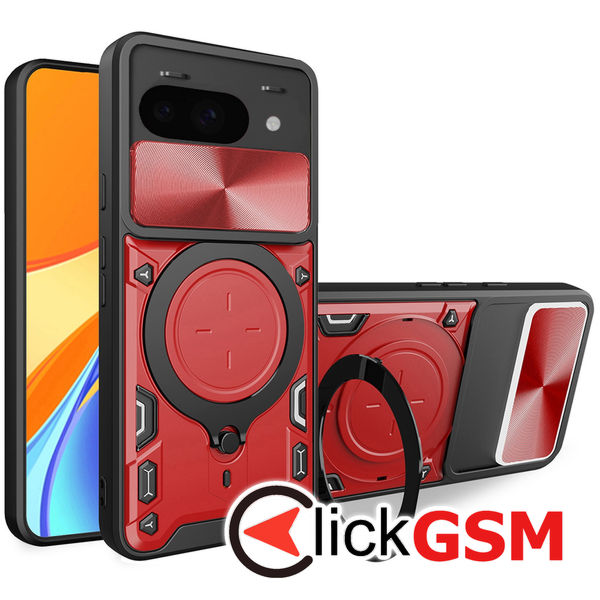 Techsuit - CamGuard Pro - Google Pixel 9a - Red