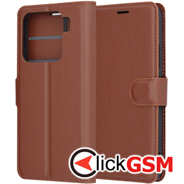 Techsuit - Leather Folio - Xiaomi 15 - Brown