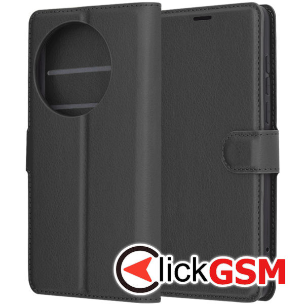 Techsuit - Leather Folio - OnePlus 13 - Black