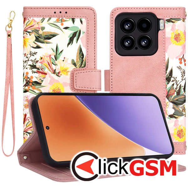 Techsuit - FlipCraft - Xiaomi 15 - Sweetheart Pink