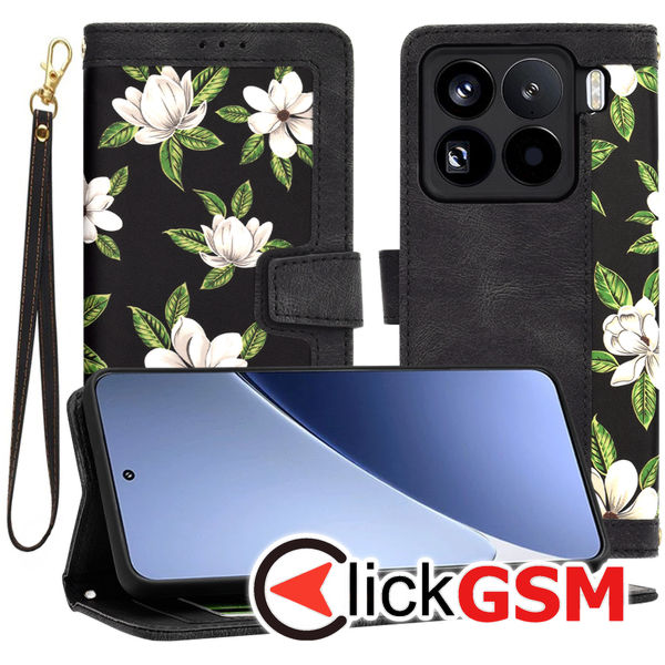 Techsuit - FlipCraft - Xiaomi 15 Pro - Flowers of the Dawn