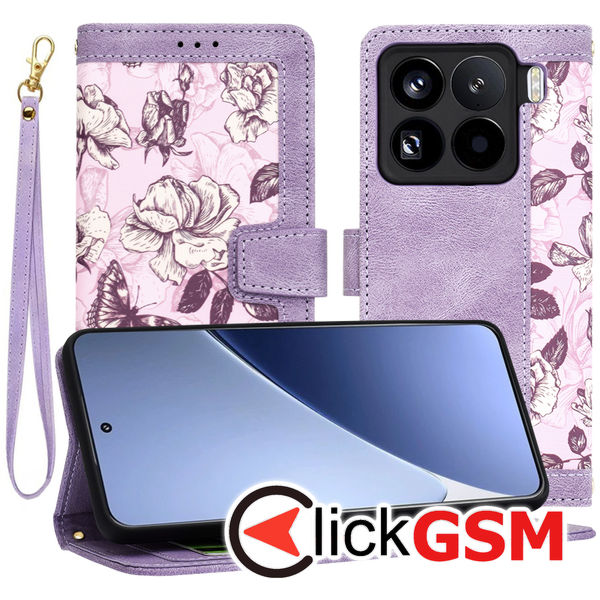 Techsuit - FlipCraft - Xiaomi 15 Pro - Mysterious Purple
