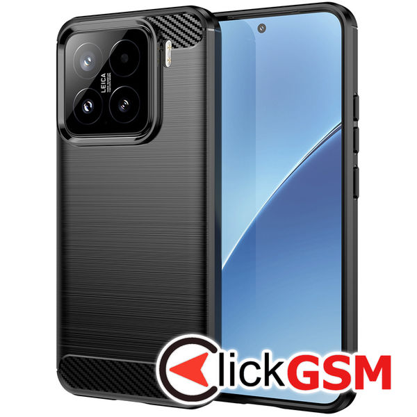 Techsuit - Carbon Silicone - Xiaomi 15 - Black