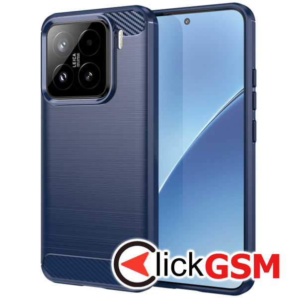 Techsuit - Carbon Silicone - Xiaomi 15 - Blue