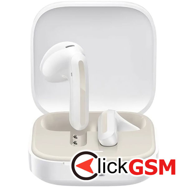 Xiaomi - Wireless Earbuds Redmi Buds 6 Active - Bluetooth 5.4, Active Noise Cancellation, Touch Control - White