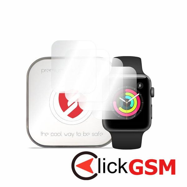 Smart Protection - Premium Classic (4 pack) - Apple Watch 1 / 2 / 3 (42mm) - Clear