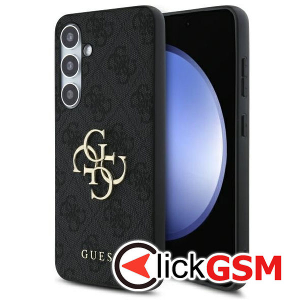 Guess - Hardcase 4G Big Logo (GUHCS24FE4GMGGR) - Samsung Galaxy S24 FE - Grey