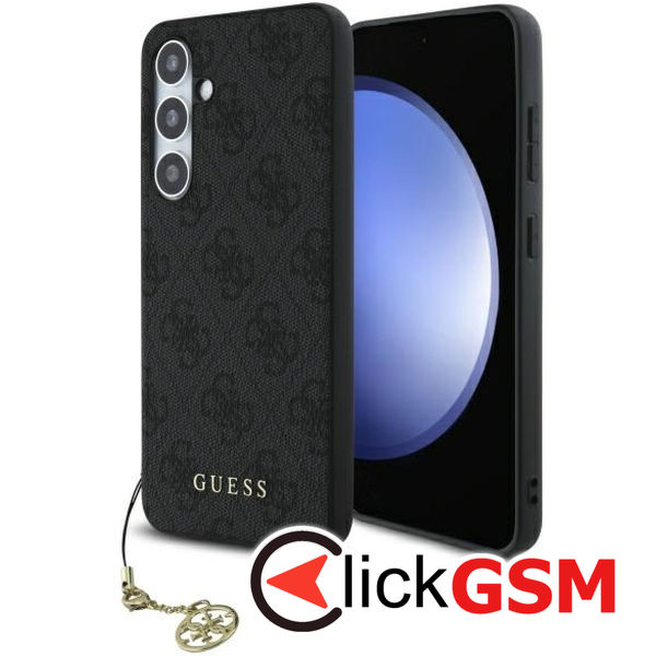 Guess - Hardcase 4G Charms Collection (GUHCS24FEGF4GGR) - Samsung Galaxy S24 FE - Grey