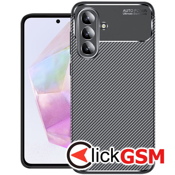 Techsuit - CarbonFiber - Samsung Galaxy A36 5G - Black