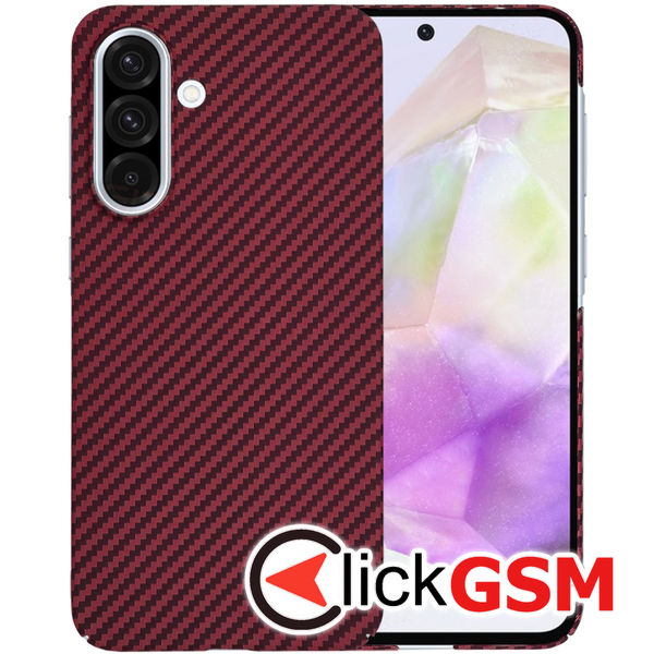 Techsuit - Carbonite FiberShell - Samsung Galaxy A36 5G - Red