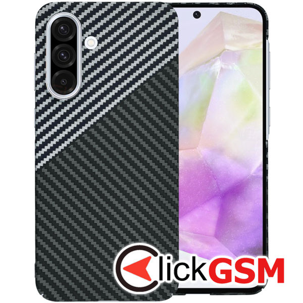 Techsuit - Carbonite FiberShell - Samsung Galaxy A36 5G - Stealth Gray