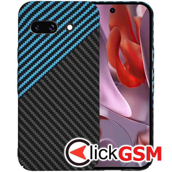 Techsuit - Carbonite FiberShell - Google Pixel 9a - Blue Pulse