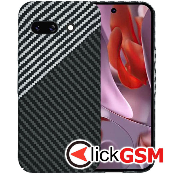 Techsuit - Carbonite FiberShell - Google Pixel 9a - Stealth Gray