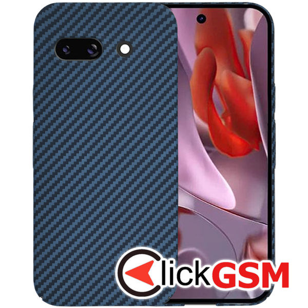 Techsuit - Carbonite FiberShell - Google Pixel 9a - Cyan