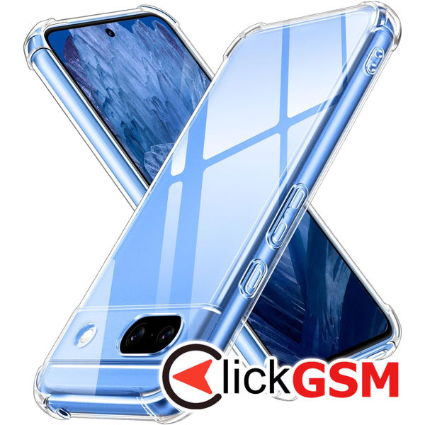 Techsuit - Shockproof Clear Silicone - Google Pixel 9a - Clear