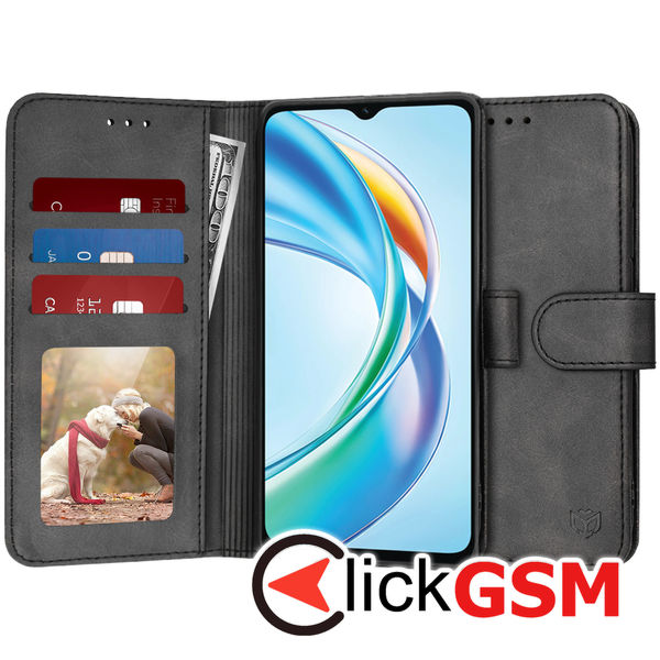 Techsuit - Diary Book - Honor X5b - Black