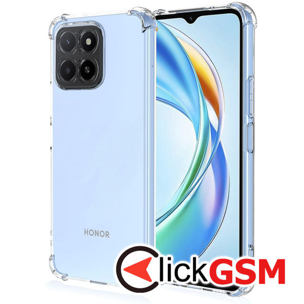 Techsuit - Shockproof Clear Silicone - Honor X5b - Clear