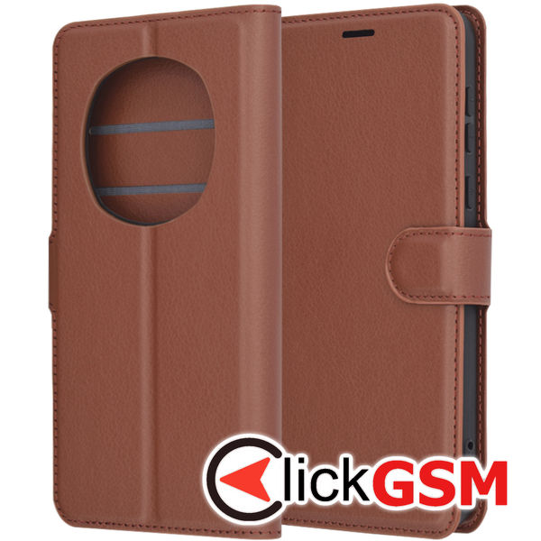 Techsuit - Leather Folio - Honor Magic7 Pro - Brown