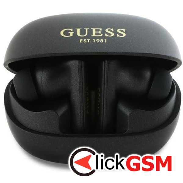 Guess - Wireless Earbuds Capsule Printed Logo (GUTWST88MCTGK) - In-Ear, Bluetooth, TWS - Black