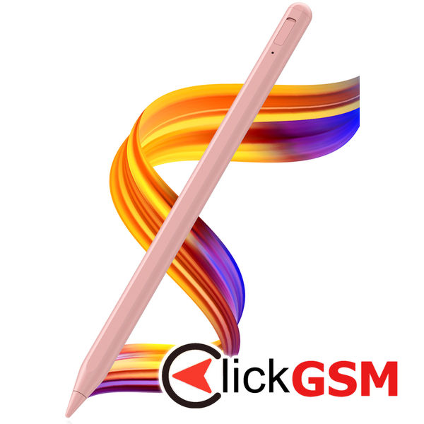 Techsuit - Stylus Pen (AC10SH) - for iPad, Bluetooth, Type-C, 125mAh, Palm Rejection, Replaceable Apple Nib - Vintage Rose