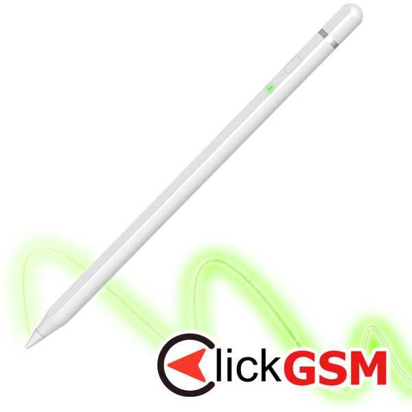 Techsuit - Stylus Pen (AP01 Pro) - for iPad, Bluetooth, Type-C, Palm Rejection, Tilt Pressure Sense, 125mAh - White