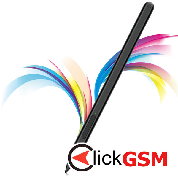 Techsuit - Stylus Pen (F97) - for Microsoft Surface, Active, Type-C, Palm Rejection, Side Adsorption, 90mAh, 5V, 0.2A - Black