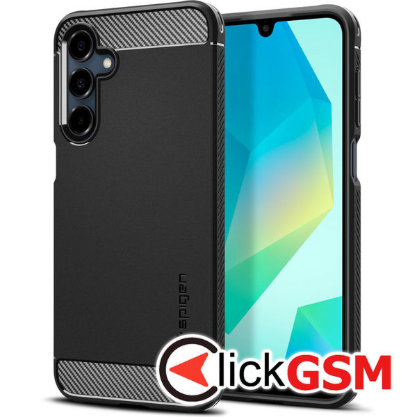 Spigen - Rugged Armor - Samsung Galaxy A16 4G / A16 5G - Black