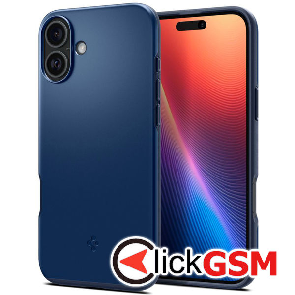 Spigen - Thin Fit MagSafe - iPhone 16 - Navy Blue