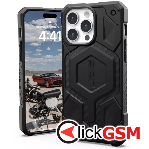 UAG - Monarch Pro - iPhone 15 Pro Max - Carbon Fiber