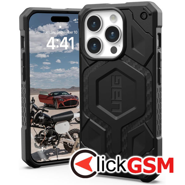 UAG - Monarch Pro - iPhone 15 Pro - Carbon Fiber
