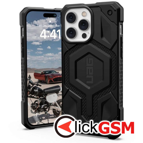 UAG - Monarch Pro MagSafe - iPhone 14 Pro Max - Kevlar Black
