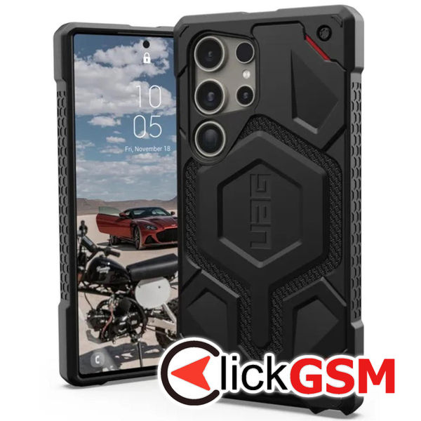 UAG - Monarch - Samsung Galaxy S24 Ultra - Kevlar Black