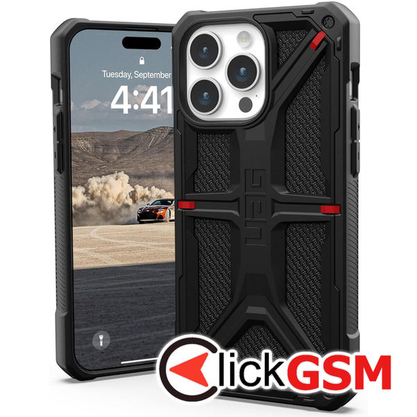 UAG - Monarch - iPhone 15 Pro Max - Kevlar Black
