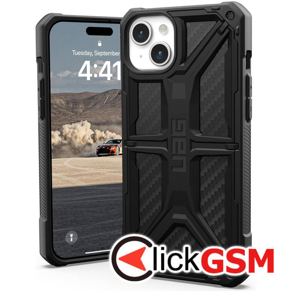 UAG - Monarch - iPhone 15 Plus - Carbon Fiber