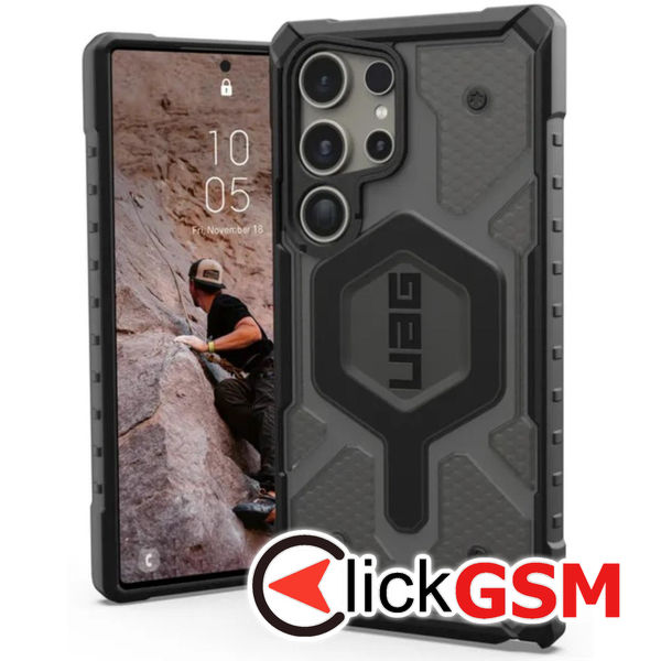 UAG - Pathfinder Clear MagSafe - Samsung Galaxy S24 Ultra - Ash