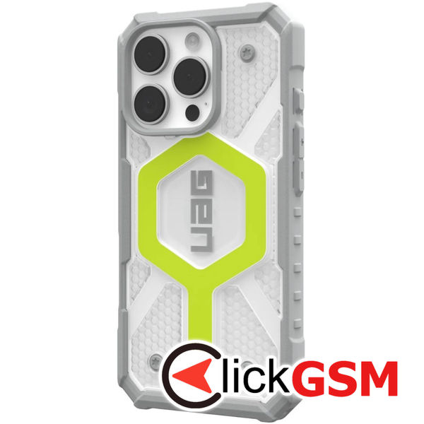 UAG - Pathfinder Clear Magsafe - iPhone 16 Pro - Active Neon