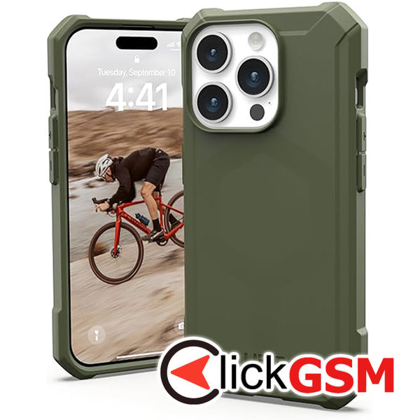 UAG - Essential Armor MagSafe - iPhone 15 Pro Max - Olive Drab
