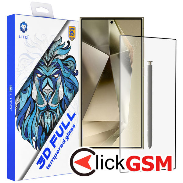 Lito - 3D Full Ultra Thin - Samsung Galaxy S24 Ultra - Black