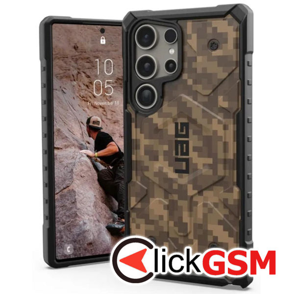 UAG - Pathfinder SE MagSafe - Samsung Galaxy S24 Ultra - Digi Camo Dark Earth