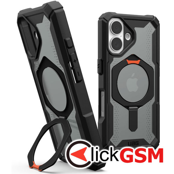 UAG - Plasma XTE MagSafe - iPhone 16 - Black / Orange