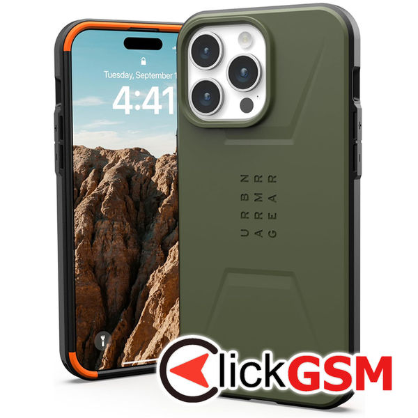 UAG - Civilian MagSafe - iPhone 15 Pro - Olive Drab