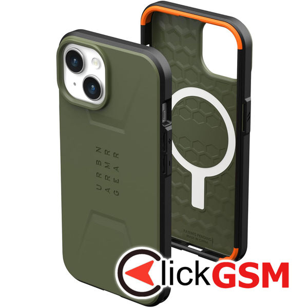UAG - Civilian MagSafe - iPhone 15 Plus - Olive Drab